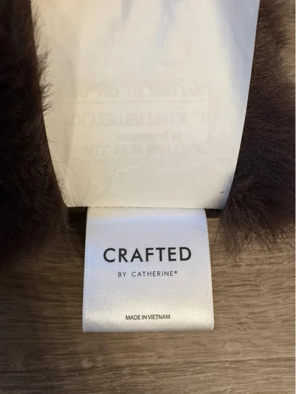 Crafted by Catherine 20x20 Chocolate Brown Faux Fur Pillow